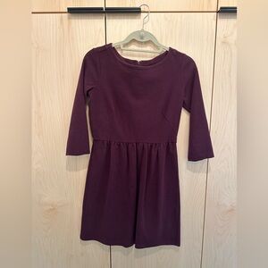 Ann Taylor Loft Plum Dress Long Sleeve